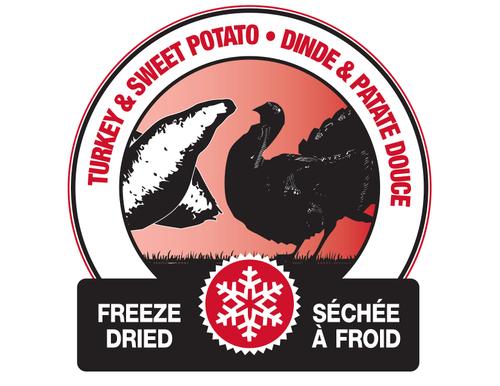 Holiday Turkey & Sweet Potato Freeze-Dried Dog Treats, 2.5-oz bag