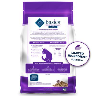 Basics Skin & Stomach Care Grain-Free Turkey & Potato Recipe Dry Cat Food, 11-lb bag