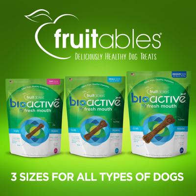 BioActive Fresh Mouth Grain-Free Small Dental Dog Treats, 15 count