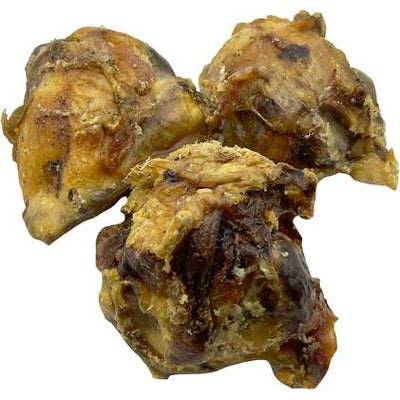 Golosinas masticables naturales para perros con hueso de rótula de res carnosa, 4 unidades