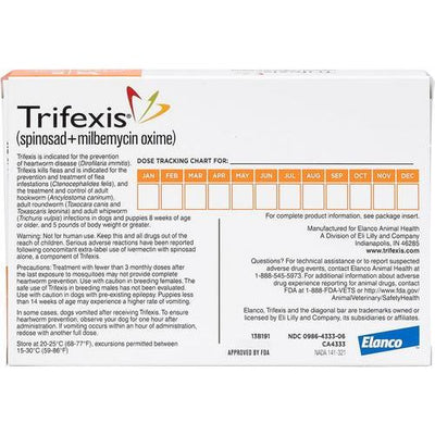 Tabletas masticables para perros, 4.5-9 kg (caja naranja), 12 tabletas masticables (suministro para 12 meses)