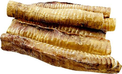 Tubos traqueales de carne de res entera de 12 pulgadas, premios masticables naturales para perros, 8 unidades