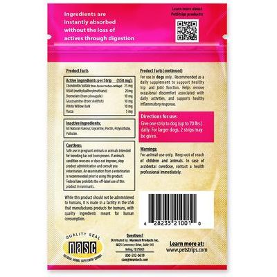 Hip & Joint Relief Dog Strips, 30 count