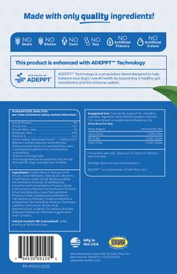 Probiotic Digestive Health Pork Flavor Soft Chew Dog Supplement, 30 count