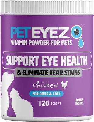 Whitefish Vision & Tear Stain Powder Supplement for Dogs & Cats, 4-oz jar