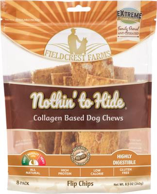 Nothin' To Hide Flip Chips Granola Flavor Dog Chews, 8 count