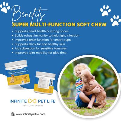 Super Multi-Function Chews Supplement for Dogs, 90 count
