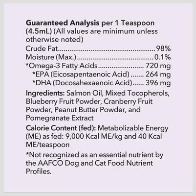 Tasty Toppers Wild Alaskan Salmon Oil Skin & Coat Supplement for Dogs & Cats, 16-fl oz bottle