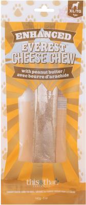 Enhanced X-Large Everest Cheese Chew Peanut Butter Dog Natural Chew Treat