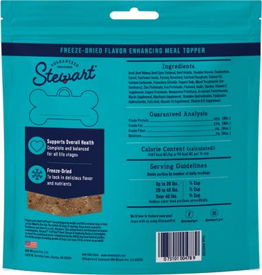 Puff Tops Beef, Cheese & Cranberry Recipe Limited-Ingredient Freeze-Dried Dog Food Topper, 6-oz pouch