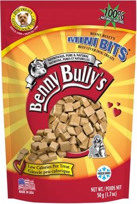 Beef Liver Mini Bit Freeze-Dried Dog Treats, 5.2-oz bag