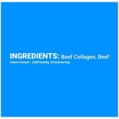 Hueso de perro trenzado de colágeno de 5 pulgadas