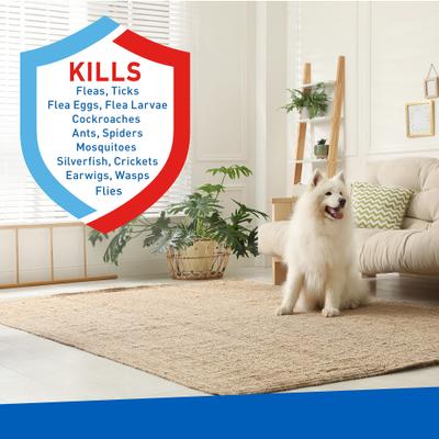 Bundle: Flea & Tick - Adams Plus Flea Control Indoor Fogger, 3-oz, 3 count + 2 other items