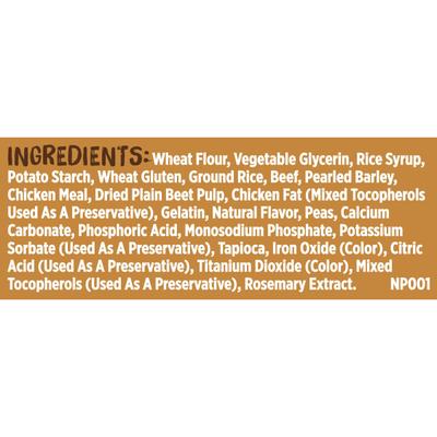 Soup Bones Minis with Real Beef & Barley Chews Dog Treats, 16 count