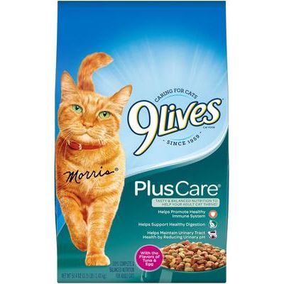 9Lives, PLUS Urinary Tract Health, atún + huevo, apoyo urinario, 1.43 / 5.44 kg.