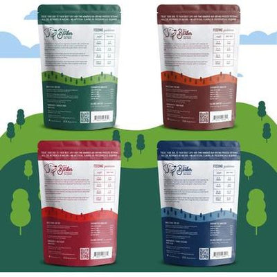 Galletas para perros con un solo ingrediente natural de pollo, pavo y carne de res, variedad Farmyard & Pasture, 3.5 oz, caja de 4