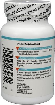 Cápsulas de Zylkene de 225 mg, suplemento calmante para perros y gatos medianos, 120 unidades