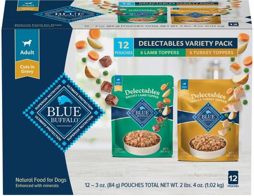 Delectables Chicken Dinner Natural Wet Dog Food 3-oz pouch, case of 24