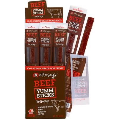 Pork Yumm Sticks - Premios de cerdo para perros de calidad humana, 24 unidades