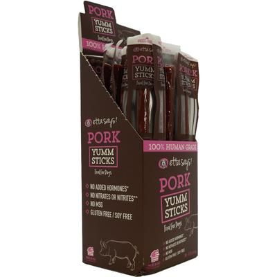 Pork Yumm Sticks - Premios de cerdo para perros de calidad humana, 24 unidades