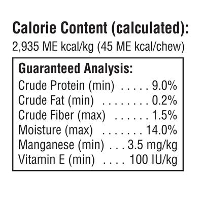 Mini golosinas masticables con forma de hueso de mantequilla de maní para perros, 24 unidades