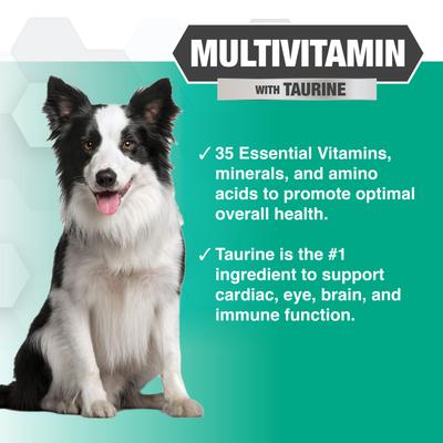 Progility Multvitamin with Taurine Soft Chew Supplement for Dogs, 90 count