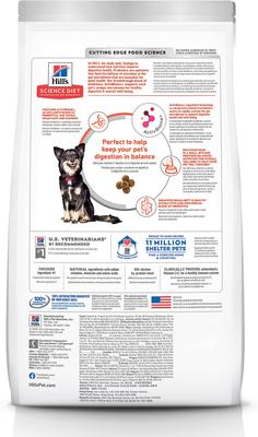 Adult Perfect Digestion Small Bites Chicken Dry Dog Food, 3.5-lb bag