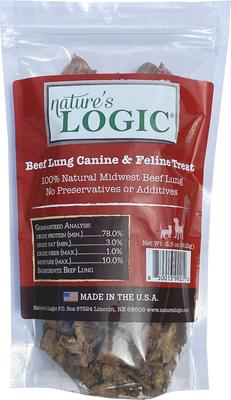 100% Natural Beef Lung Dehydrated Dog & Cat Treats, 3.5-oz bag
