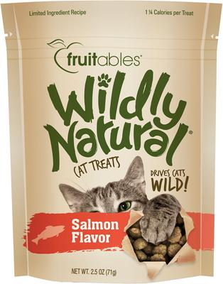 Golosinas para gatos Fruitables con sabor a pollo salvajemente natural, bolsa de 2.5 oz