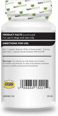 Cápsulas de coenzima Q10 de 10 mg, suplemento cardíaco para gatos y perros, 100 unidades