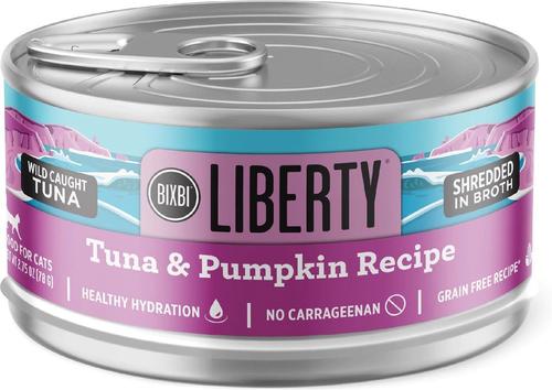 Liberty Chicken & Pumpkin Recipe in Broth Grain-Free Wet Cat Food, 2.75-oz can, case of 24