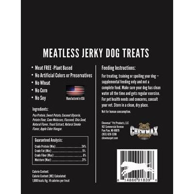 Golosinas masticables naturales de carne seca sin carne para perros, bolsa de 5 oz