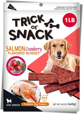 Salmon & Blueberry Flavored Nugget Dog Treats, 1-lb bag