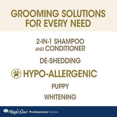 Champú hipoalergénico nutritivo de avena para perros Magic Coat Professional Series, bolsa de 16 onzas líquidas