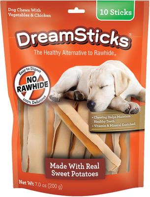 DreamSticks Bacon & Cheese Chews Dog Treats, 15 count