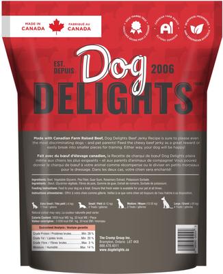 Beef High-Protein Jerky Dog Treats, 48-oz bag