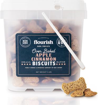 Galletas de mantequilla de maní y plátano para perros, bolsa de 1 lb