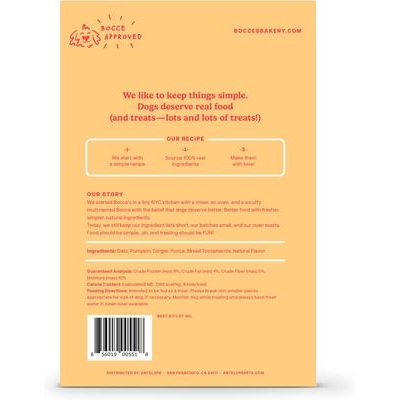 Golosinas para perros con receta de calabaza y jengibre Daily Support Belly Aid, caja de 355 g