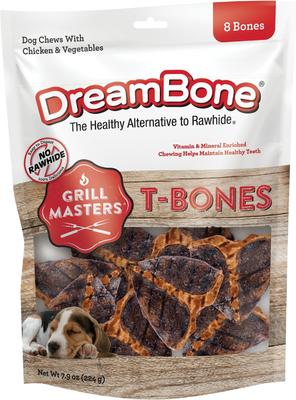 Grill Masters Ribs Chews Dog Treats, 5 Half Racks