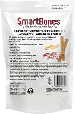 Pretzel Sticks Dipped Real Cheese Dog Treats, 8 count