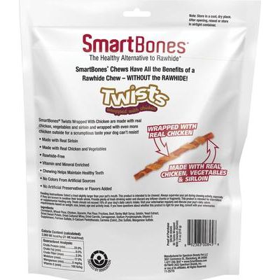 Palitos de pollo envueltos, golosinas de solomillo para perros, 30 unidades