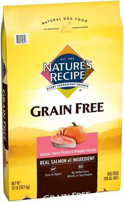 Grain-Free Salmon, Sweet Potato & Pumpkin Recipe Dry Dog Food, 34-lb bag