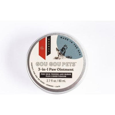 Ungüento 3 en 1 para patas de perros y gatos, botella de 2 onzas líquidas, 1