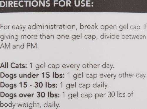 Omega 3, 6, 9 Softgels Supplement for Cats & Dogs, 90 count