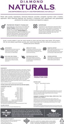 Naturals Small Breed Adult Chicken & Rice Formula Dry Dog Food, 18-lb bag