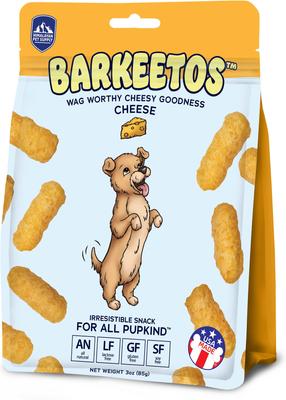 Barkeetos Grain-Free Chicken Crunchy Dog Treats, 3-oz bag