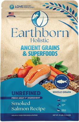 Unrefined Smoked Salmon with Ancient Grains & Superfoods Dry Dog Food, 25-lb bag