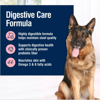 Paquete: alimento seco Blue Buffalo True Solutions Blissful Belly Digestive Care Formula, bolsa de 11 lb + alimento húmedo para perros Digestive Care Formula