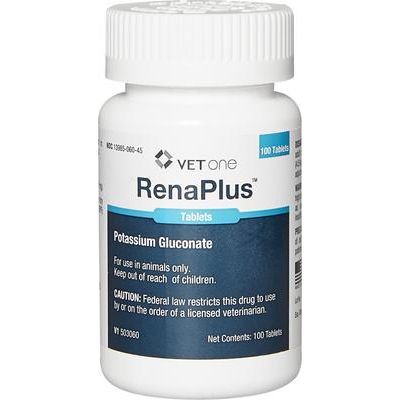 (Potassium Gluconate) Tablets for Dogs & Cats, 468-mg, 1 tablet