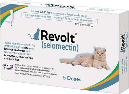 Topical Solution for Cats, 15.1-22 lbs, (Taupe Box), 6 Doses (6-mos. supply)